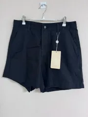 ホットピンク 黒 ハーフパンツ _ 新品