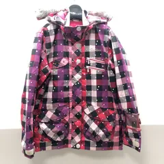 FABLICE スノーウェア ジャケット レディース Lサイズ ピンク系 チェック柄 ファブリス SGKY26-1055のサムネイル