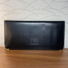 ランセル LANCEL 長財布 ブラック レザー
