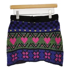 HOLIDAY MULTI KNIT MINI SKIRT 定価33000円 24204031 ニット ミニスカート 24AW マルチカラー レディース ホリデイ【中古】6-0314T♪のサムネイル