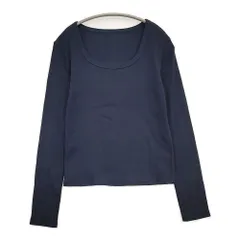 SLOBE IENA SAWAHOCO パーフェクトカットソー 長袖Ｔシャツ カットソー ロンＴ 25SS ネイビー レディース スローブイエナ【中古】6-0314M♪のサムネイル