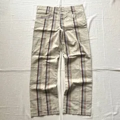 archive　JOHN'S　大判チェック柄　ペインター型バギーパンツ　グランジ