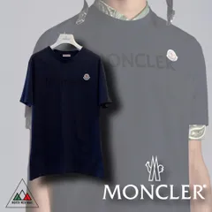 Moncler 定番モデル　ロゴ+ワッペン　Navy