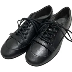 【美品】ロックポート (22) スニーカー 運動靴 レースアップシューズ ウォーキングシューズ 本革 レザー 希少デザイン