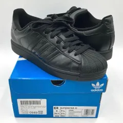 adidas スニーカー 26cm SUPERSTAR II ブラック シューズ