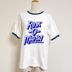 프릭스 스토어 별주 24SS 굿 록 스피드 Stranger Things RINK-O-MANIA 링거 T셔츠 로고 T셔츠 오프 화이트×블루 그레이 FREE