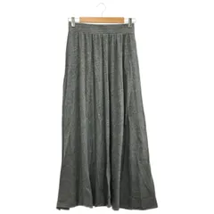 SLOBE IENA(スローブイエナ) 30/-ベア天リラックススカート 24060912302020 グレー FREE