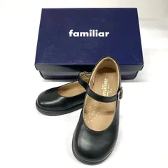 【極美品】ファミリア ワンストラップシューズ 17cm お受験 日本製 箱付