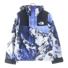 SUPREME (シュプリーム) 17AW ×THE NORTH FACE Mountain Parka ノースフェイス 雪山総柄マウンテンパーカー ジャケット ブルー NP61701I