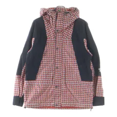 SUPREME (シュプリーム) 21SS ×THE NORTH FACE Studded Mountain Light Jacketノースフェイス スタッズ総柄マウンテンライトジャケット レッド NF0A5IQV