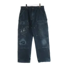 CARHARTT (カーハート) DOUBLE KNEE WORK PANT ダブルニー ワークペインターパンツ ブラック B136 BLK