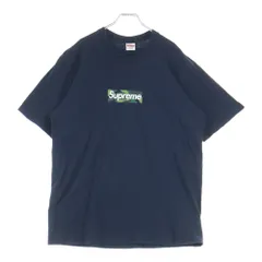 SUPREME (シュプリーム) 23AW Box Logo Tee Camo カモ ボックスロゴ クルーネック 半袖Tシャツ カットソー ネイビー