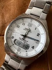 カシオ　CASIO☆アナデジ☆ウェーブセプター☆稼働品☆メンズ