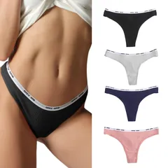 ブラジリアンショーツ レディース Tバック ビキニショーツ ハイレグ セクシーパンティー 女性用下着 4枚組