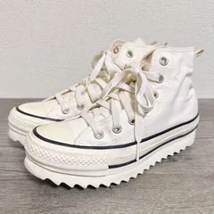 コンバース Converse オールスター シャークソールHI 1SD877 ハイカット キャンバススニーカー 23cm 白