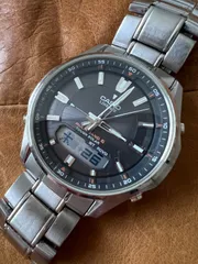 カシオ☆リネージュ☆アナデジ☆電波ソーラー時計☆LCW-M100☆メンズ　稼働品