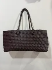 ZARA ザラ 長ツイスト バーガンディ トートバッグ