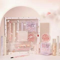 新品 フル美容メイクアップ化粧品セット 口紅/チーク/アイシャドウ/コンシーラー/アイブロウペンシル 長持ち メイクアップセット 初心者 人気化粧品セット ハロウィン クリスマス 新年 誕生日 お祝い日 贈り物