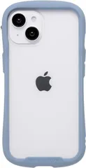 HAMEE｜ハミィ [iPhone 15/14/13専用]iFace Reflection Frost 強化ガラスクリアケース iFace ペールブルー