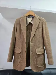 正規品 ポロ ラルフローレン ヘリンボーン テーラード ジャケット (ブラウン/0サイズ)