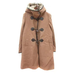 B&Y ユナイテッドアローズ BEAUTY&YOUTH ビューティー&ユース ダッフルコート ロング 総裏地 フェイクファー ライナー付き ウール M 茶 ブラウン /MN
