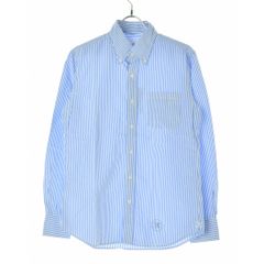 Finamore BALIコットンリネンシャツ37 ストライプ 定価3.6万 - メルカリ