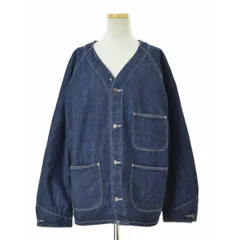 【PAYDAY】PD21-JK-BCRW4 ノーカラーカバーオールデニムジャケット