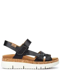 ピコリーノス レディース シューズ サンダル プラットフォーム レザー Pikolinos Palma Leather Platform Sandals Black ブラックのサムネイル