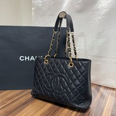 CHANEL ブラック キルティング トートバッグ - メルカリ
