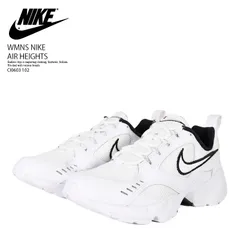 NIKE ナイキ WMNS NIKE AIR HEIGHTS (ウィメンズ エア ハイツ) レディース ローカット スニーカー フットウェア タウンユース 厚底 普段使い カジュアル ストリート ホワイト/ブラック/ホワイト CI0603 102