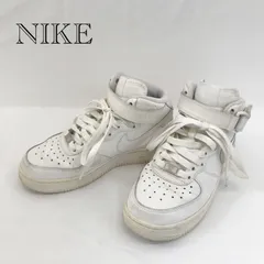 NIKE ナイキ AIR FORCE 1 MID GS 314195-113 エアフォース1 ミッド US3.5Y ホワイト ミドルカット  レディース 靴 _232068