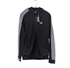 【新品】adidas スリーストライプス 防風 長袖 セーター ゴルフ M 黒
