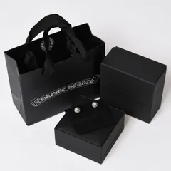 新品未使用 CHROME HEARTS クロムハーツ × ミキモト MIKIMOTO スタッド CHプラスパール ピアス 18K WG 中古 4b014110のサムネイル