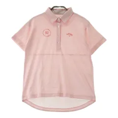 サイズ：S CALLAWAY キャロウェイ  半袖ポロシャツ 総柄 オレンジ系 [240101644353] ゴルフウェア レディース ストスト