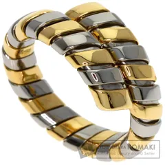BVLGARI ブルガリ トゥボガス リング・指輪 K18YG SS レディース [中古]