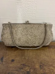 繊細なビーズ刺繍昭和レトロヴィンテージのビーズバッグ