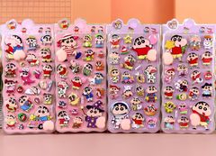 クレヨンしんちゃん 4枚セットB・お尻シール ボンボンシール しんのすけ ドロップシール ステッカー おしりぷにぷにシール