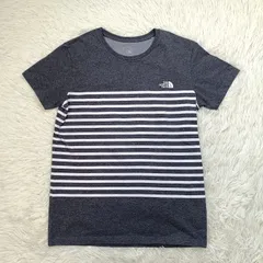 未使用級 THE NORTH FACE ノースフェイス 半袖Tシャツ L グレー ボーダー NTW31950 カットソー レディース 美品