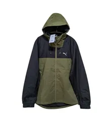 【新品】PUMA ナイロンジャケット ウインドブレーカー S カーキ