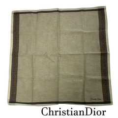 Christian Dior クリスチャンディオール ハンカチ ペイズリー織