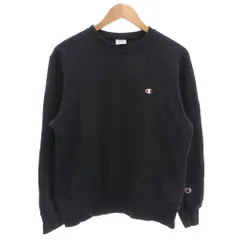 チャンピオン CHAMPION クルーネックスウェットシャツ ベーシック トレーナー 長袖 裏毛 M 黒 ブラック /GV