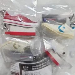 4種 CONVERSE SHOES COLLECTION めじるしアクセサリー ガチャ フィギュア チャーム コンバース シューズ コレクション