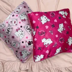 (まとめ) ゴー チャーミーキティ クッション 姫ギャル 姉ギャル