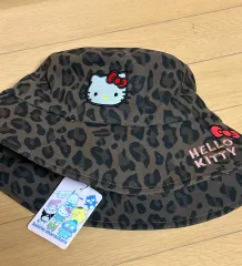 (新品) ハローキティ レオパード柄 バケットハット