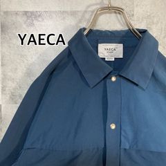 YAECA｜11SS アノラックフーデッドシャツ（Blue・M） - メルカリ