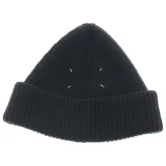 Maison Margiela (メゾンマルジェラ) KnitCap 4ステッチ リブニット帽 キャップ ビーニー ブラック S50TC0051のサムネイル
