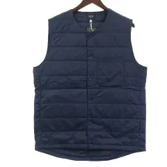 センティネルディサイド SENTINEL DECIDE タグ付き 中綿ベスト 紺 ネイビー L ■GH