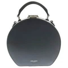 YVES SAINT LAURENT (イヴサンローラン) ミカボックス ハンドバッグ ショルダーバッグ ミニバッグ ブラック レザー 516858 シルバー金具