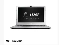 中古ーMSI PL62 7RD 15.6" I7 - 7500U/ RAM 8GB/ SSD 512GB VGA GTX 1050　ーカメラなしのサムネイル