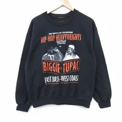 L/古着 長袖 ヒップ ホップ ラップ スウェット メンズ トゥパック 2パック 2PAC クルーネック グレー 霜降り【spe】 26jan07 2026年最新】2pac スウェットの人気アイテム - メルカリ